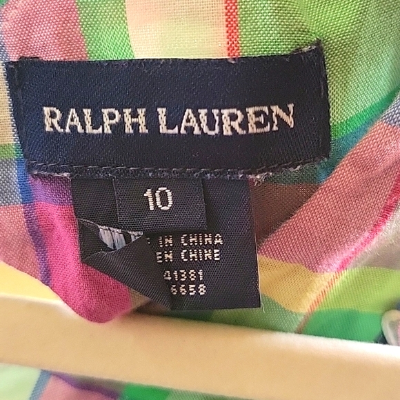 Colorful Plaid Ruffle Dress - Picture 4 of 4